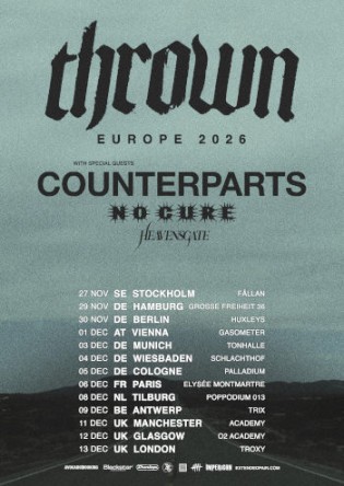 Thrown EU/UK Tour 2026
